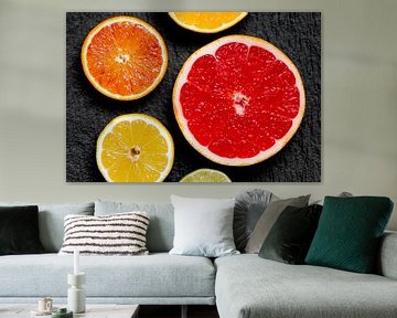 Citrus fruit / close-up van Photography art by Sacha