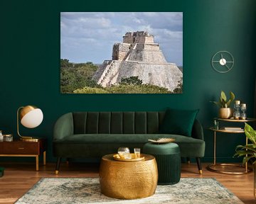 Uxmal Mayan temple by Daisy Gubbels