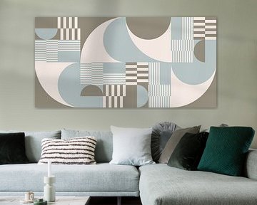 Serenity in Motion: Circles and Stripes no. 9 by Dina Dankers