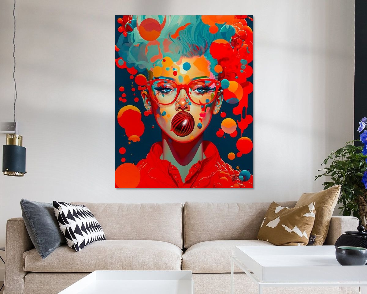 Example of the artwork in a room