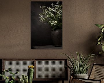 Ländliches Stillleben mit Kuh Petersilie im Krug von Mayra Fotografie