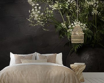 Rural still life with cow parsley in pitcher by Mayra Fotografie