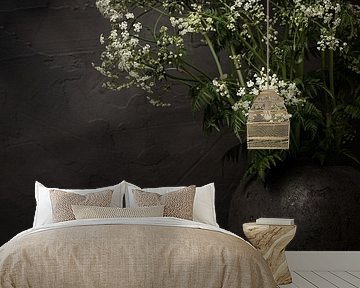 Rural still life with cow parsley in pitcher by Mayra Fotografie