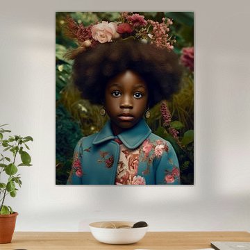 Colourful fine art portrait by Carla Van Iersel