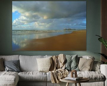 Strand van Scheveningen von Michel van Kooten