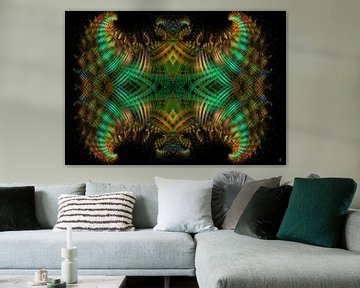 Arlequin fractal sur Petra Köhler