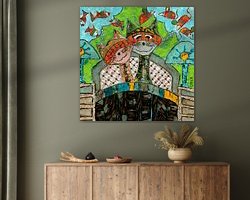 Example of the artwork in a room