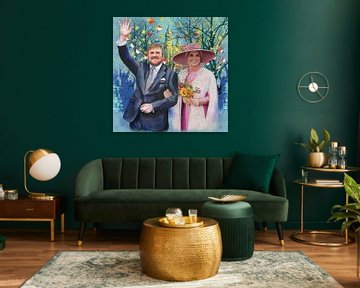 King's Day in Maastricht, Willem-Alexander and Maxima and Maxima by Karen Nijst