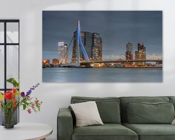 Rotterdam - Erasmus bridge - Kop van Zuid by Frank Smit Fotografie