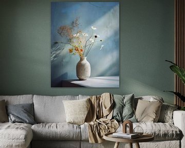 Vaas met veldbloemen van Studio Allee