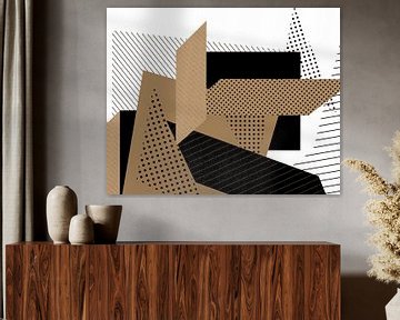 Scandinavische Retro Geometrie V van FRESH Fine Art