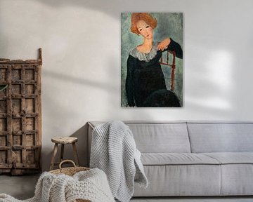 vrouw met rood haar, Amedeo Modigliani