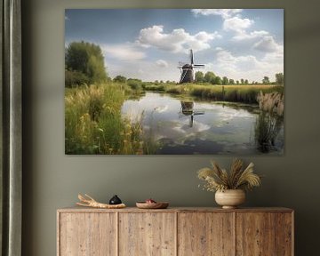 Nederlands landschap van Artsy