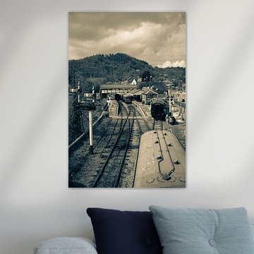 Gare ferroviaire galloise d'époque