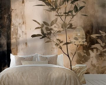 Collage Wabi-sabi in earth tones by Studio Allee