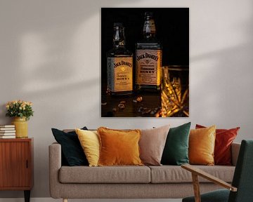 Jack Daniel's bottles in product photography by GCA Productions