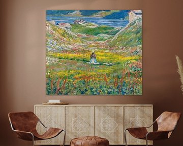 Vallée fleurie, Giovanni Giacometti