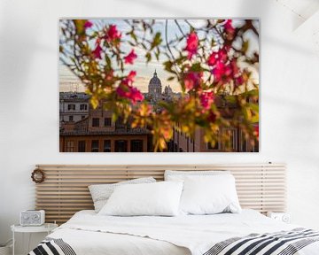 Rome skyline from Piazza di Spagna by Alida Stam-Honders