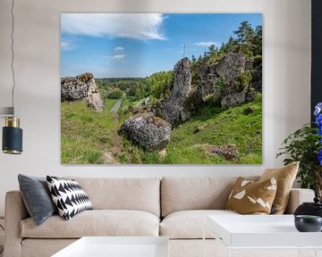 Felsen zum Klettern in der Fränkischen Schweiz von Animaflora PicsStock