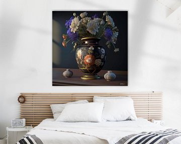 stilleven met bloemen. van Gelissen Artworks