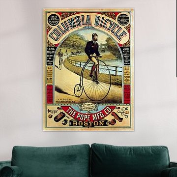 Affiche vintage : Columbia Cycling Extravaganza