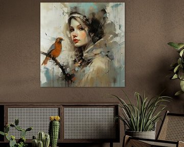 Portret "Take me to wonderland" van Carla Van Iersel