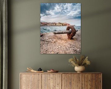 Unique harbour view, island of Crete/ Rethymno by Sven Hilscher