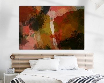 Warm Abstractions in Pastel Hues. Modern abstract art X by Dina Dankers