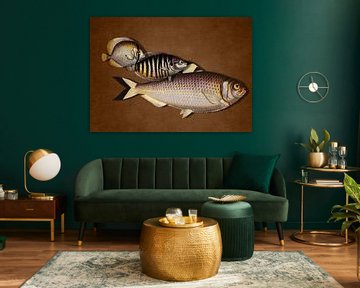 3 Fish - the Brown Edition sur Marja van den Hurk