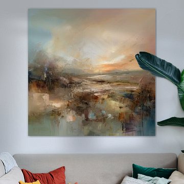 Abstract landschap  van Studio Allee