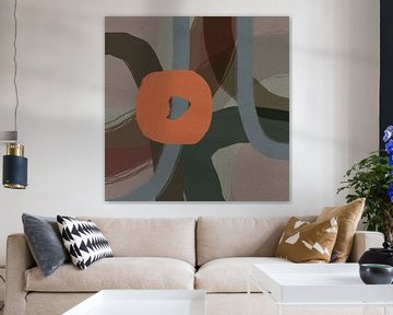 Pastel Expressions: Abstract Minimalist Art no. 10 by Dina Dankers