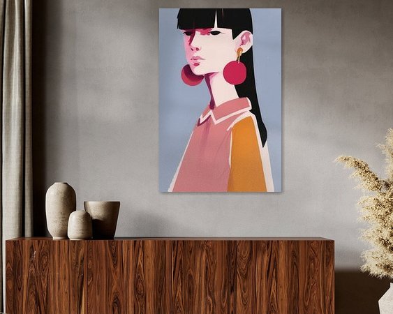 Example of the artwork in a room