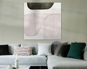 Modern en abstract aquarel van Studio Allee