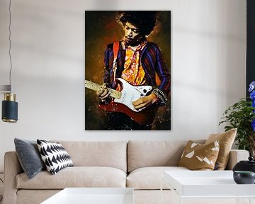 Jimi Hendrix van Muh Asdar