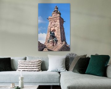 Het Kaiser Wilhelm Monument op de Kyffhäuser Berg van t.ART