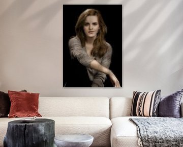 Emma Watson dots art von Gunawan RB