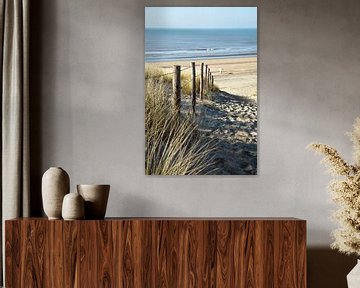 Duinen strand Zandvoort van Christine Vesters Fotografie