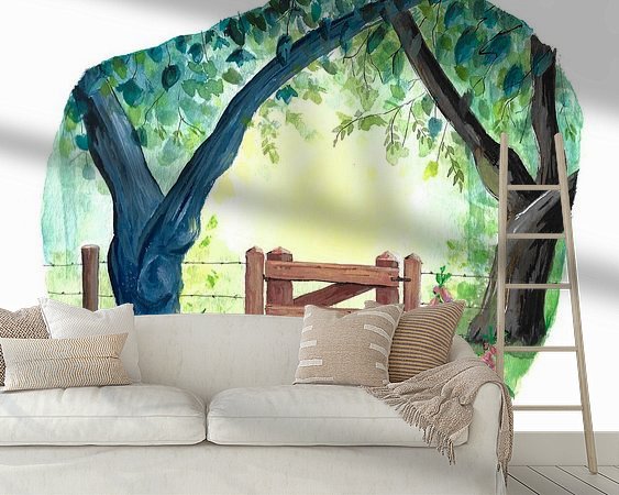 Example of the artwork in a room