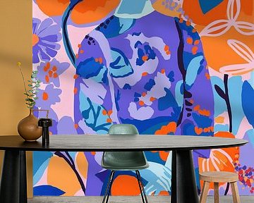 Woman In Flower Garden by Treechild