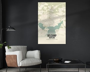 Alte Karte von Belcamp (Maryland), USA. von Rezona