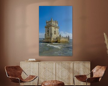 Torre de Belem bij vloed van Detlef Hansmann Photography