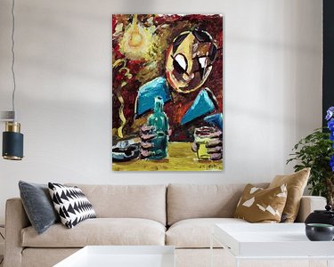 Example of the artwork in a room