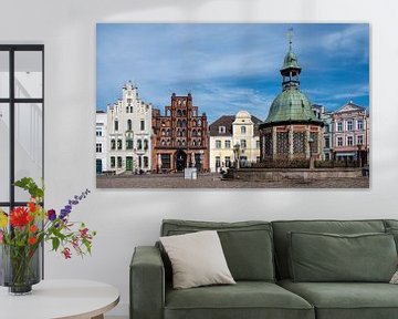 Old Town of Wismar on the Baltic Sea by Animaflora PicsStock