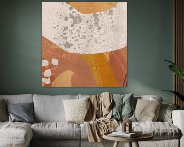 Modern abstract art in pastel colors no. 5 by Dina Dankers