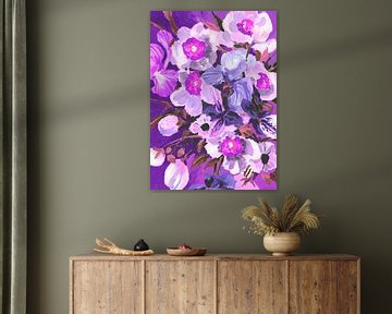Purple Orchid, Ania Zwara by 1x