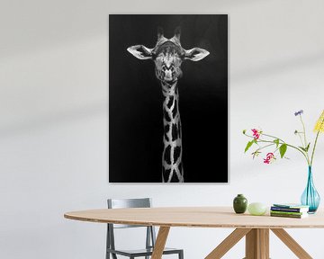 Girafportret, WildPhotoArt  van 1x