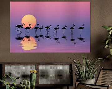 Family Flamingos, Bess Hamiti by 1x
