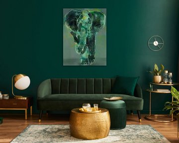 Teal Elephant, Ruth Day by 1x