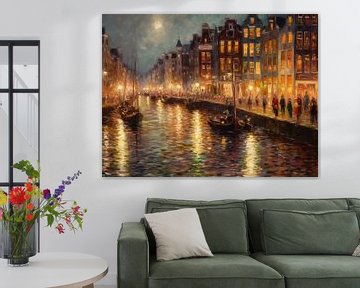 Ein Meer aus Licht in Amsterdam von FJB