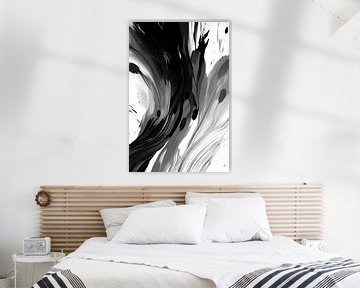 Abstract beeld in zwart-wit van NJ Midnight Studio